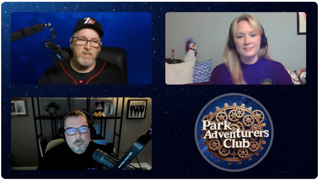 RobSWhiteside's tweet image. Can&apos;t say enough how much I appreciate all of the people who have come together for our new channel, the parkadventurersclub.com!  Last night, discussing the latest #ThemePark headlines, and an in-depth talk about VIP Tours.  Watch, like, &amp;amp; subscribe for this show and much more!…