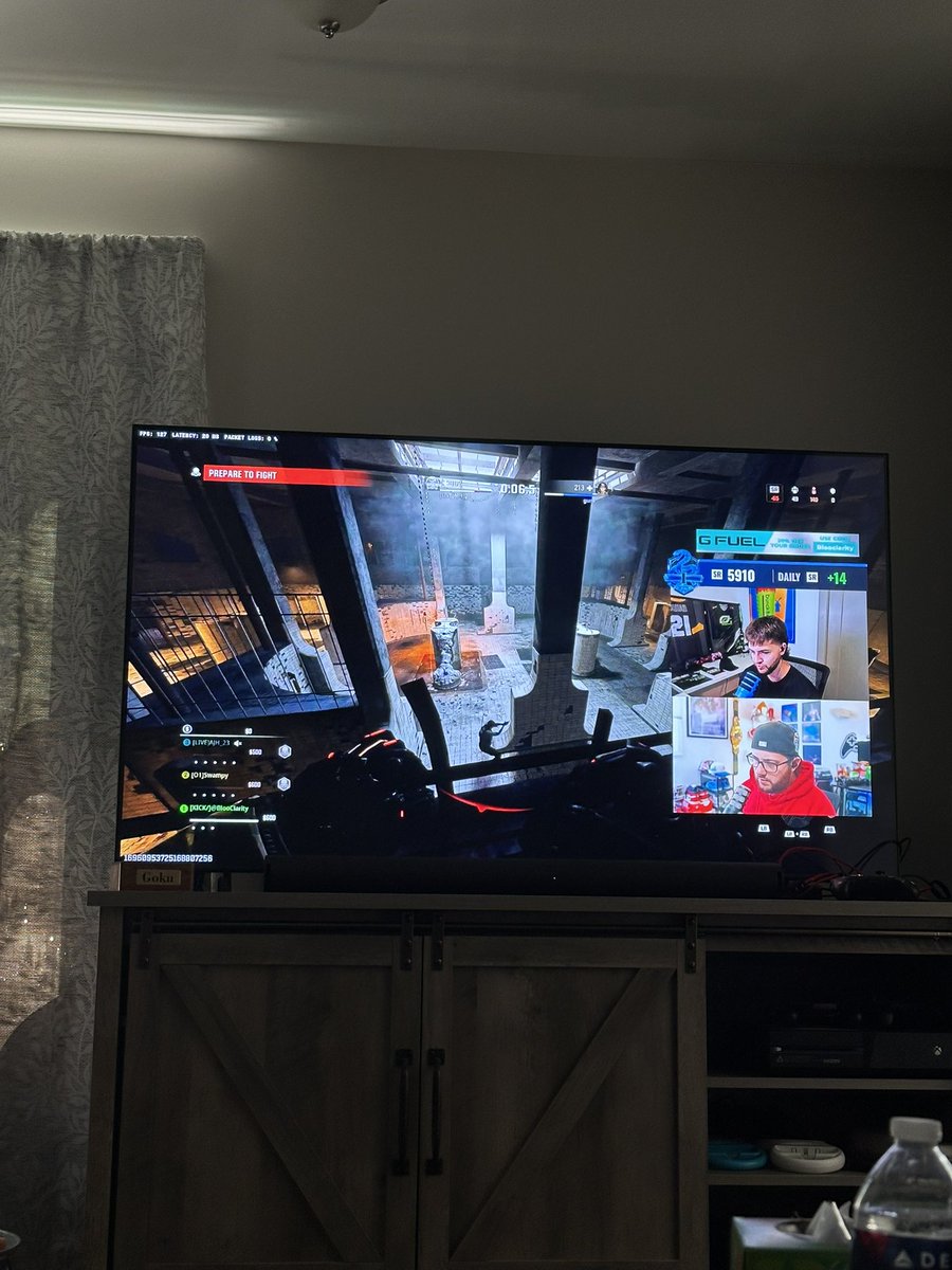 Sometimes you have to watch the boys on the big screen