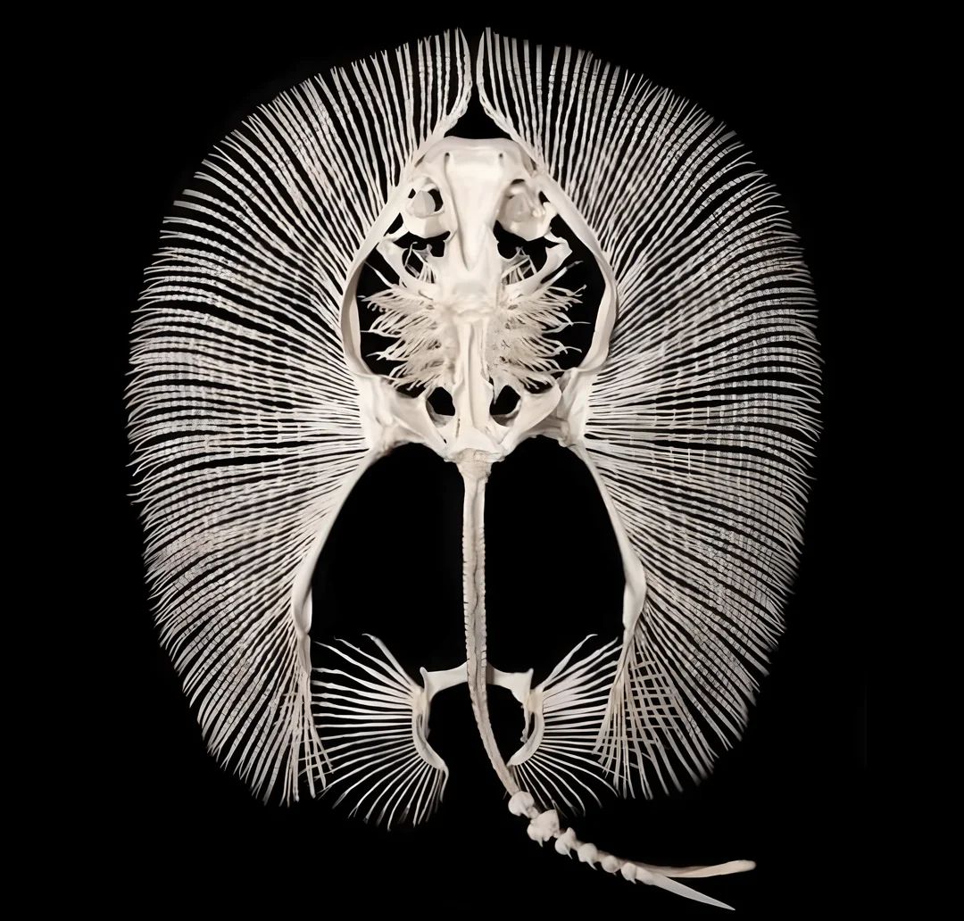 Skeleton view of Stingray