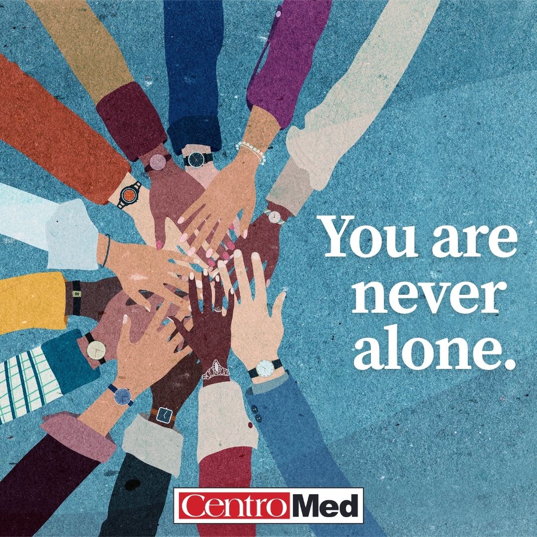 May is Mental Health Awareness Month. Take time for self-care and remember you are not alone. Our team is here to support your mental well-being. #MentalHealthAwareness

Find a CentroMed location near you (centromedsa.com/locations/) or call 210-922-7000
