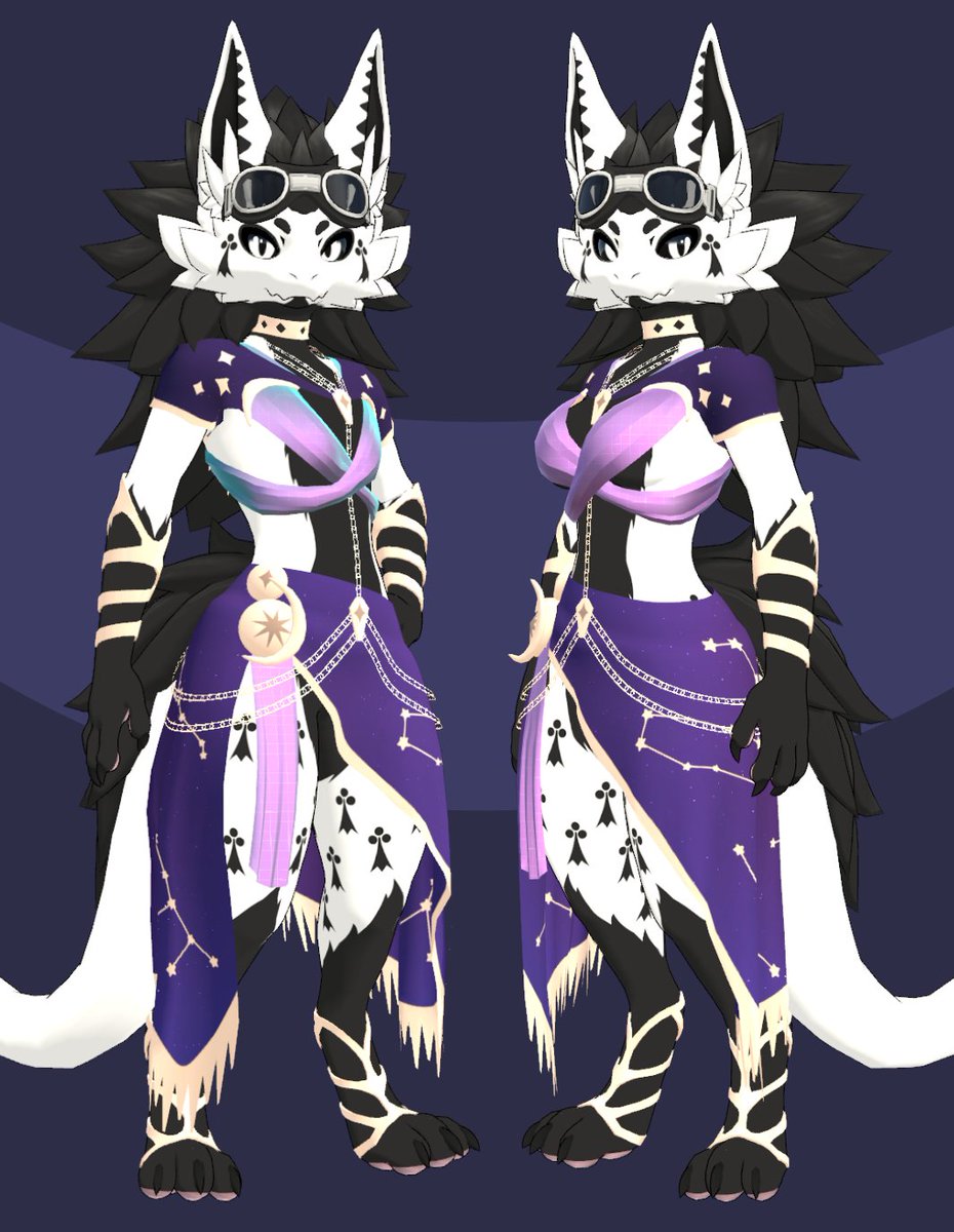 Chest blendshape options added to Somna fit for Novabeast