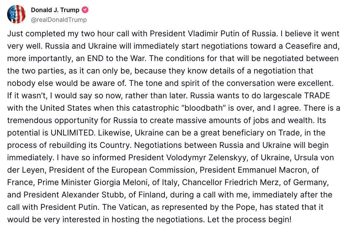russians are murderers.

They’ve raped, tortured, castrated, and beheaded thousands of Ukrainians.

They’ve destroyed the lives of millions.

Every Ukrainian has lost someone dear.

There can be no forgiveness or tolerance for them.

But Trump has no problem with any of it.
