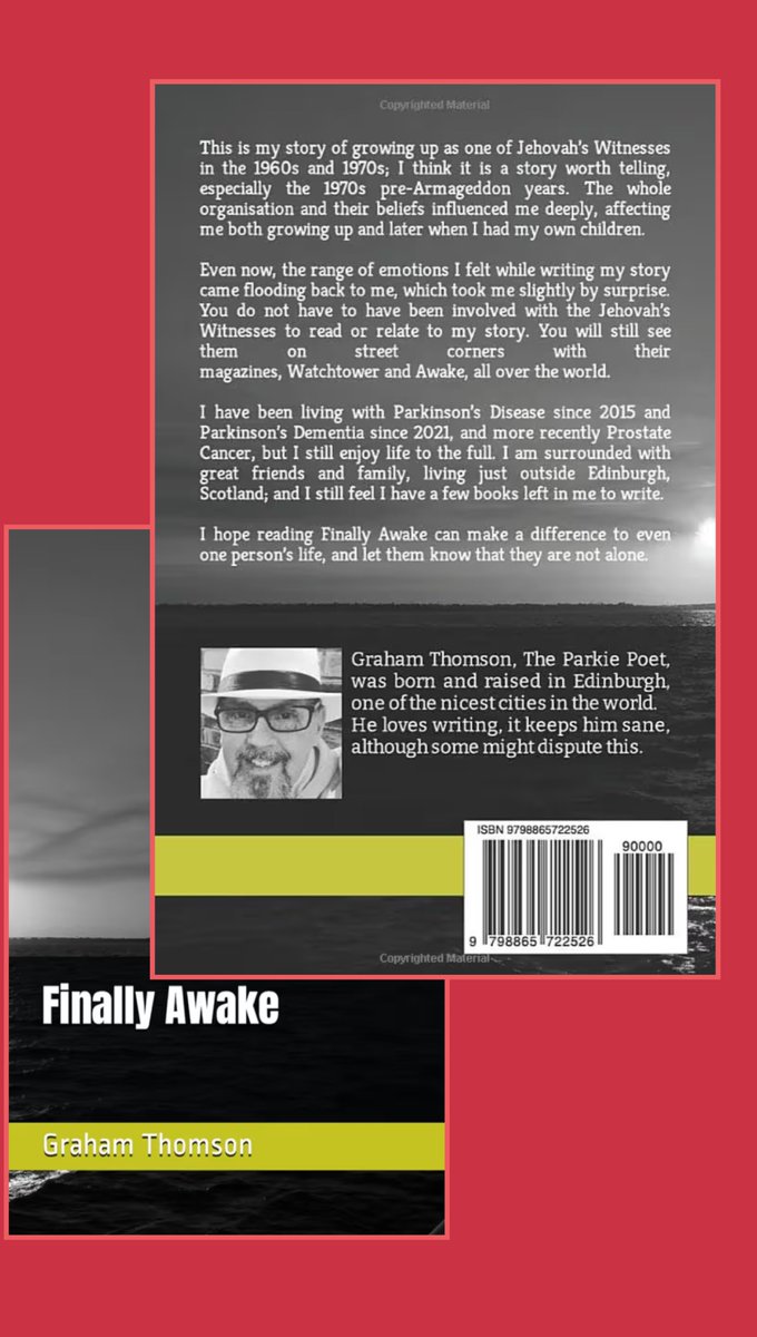 graham1205's tweet photo. https://t.co/S5mG0yZiYT

My story being brought up as a Jehovah's Witness. 
Whether you are an existing JW or an ex JW it's a must read 

#ReligiousFreedom #JW @jehovah  @EdinBookshop  #EXJW @JWBooks1 @awakenings #abuse https://t.co/MQR5ZnfpxZ