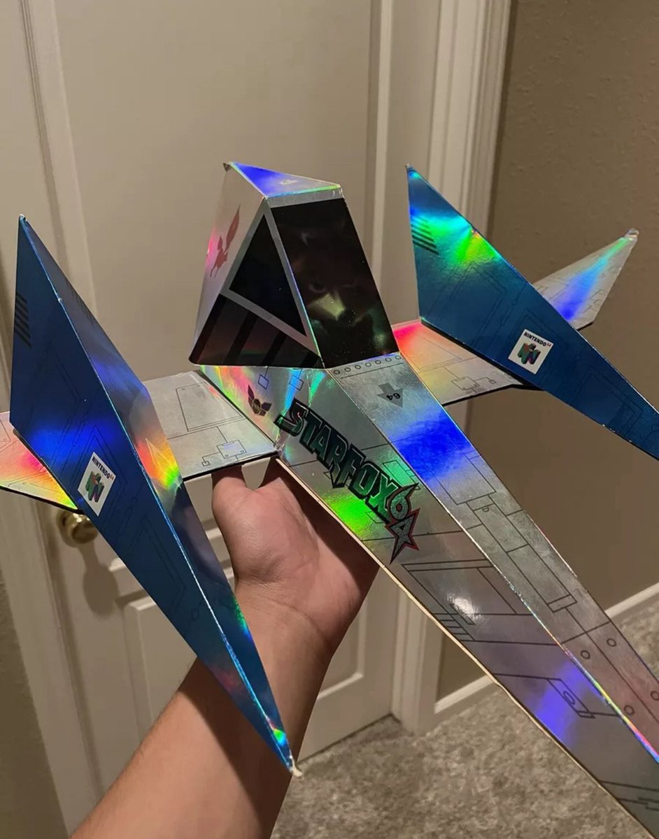 starfox 64 arwing store display 🚀