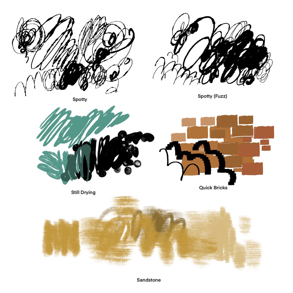 brushies_io's tweet photo. some of my personal fav #procreatebrush sets on the site https://t.co/9tGulUt07k