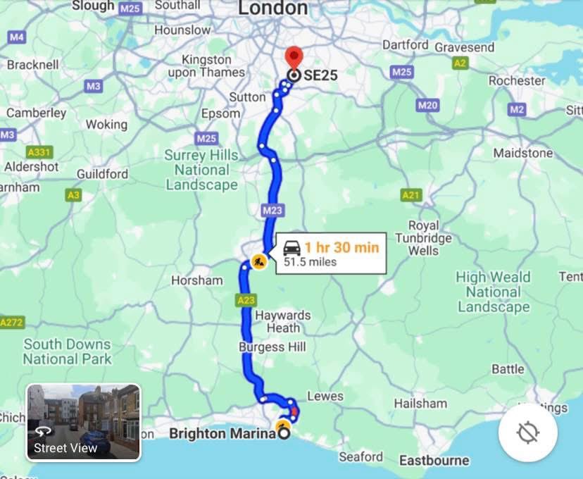 joshpearson180's tweet photo. Why on earth are Crystal Palace &amp; Brighton rivals btw? https://t.co/CksyuHjGuH