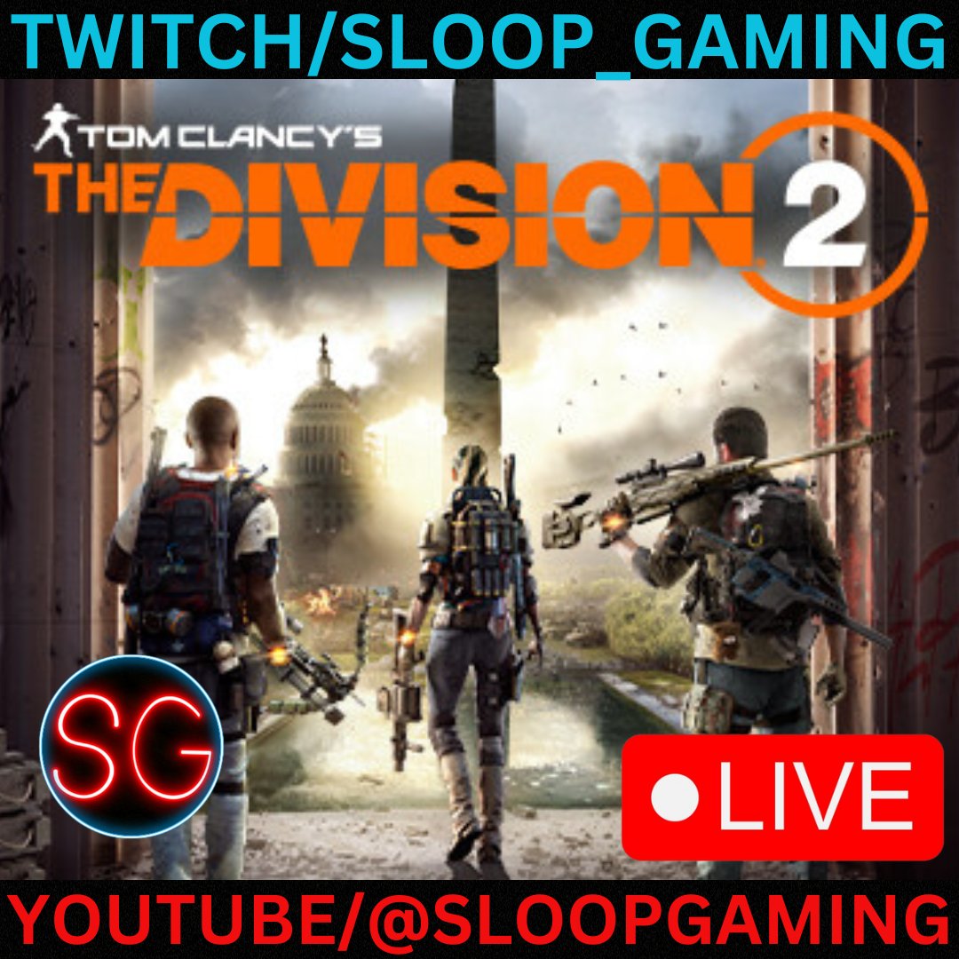 Sloop_Gaming's tweet photo. 🔴LIVE! The Division 2 - No Sleep till Brooklyn...
#thedivision2 #RPG #sloopgaming
Come visit at https://t.co/joZIS5z9rq or https://t.co/XHVeEpLuxB https://t.co/9PJYUaxqbg