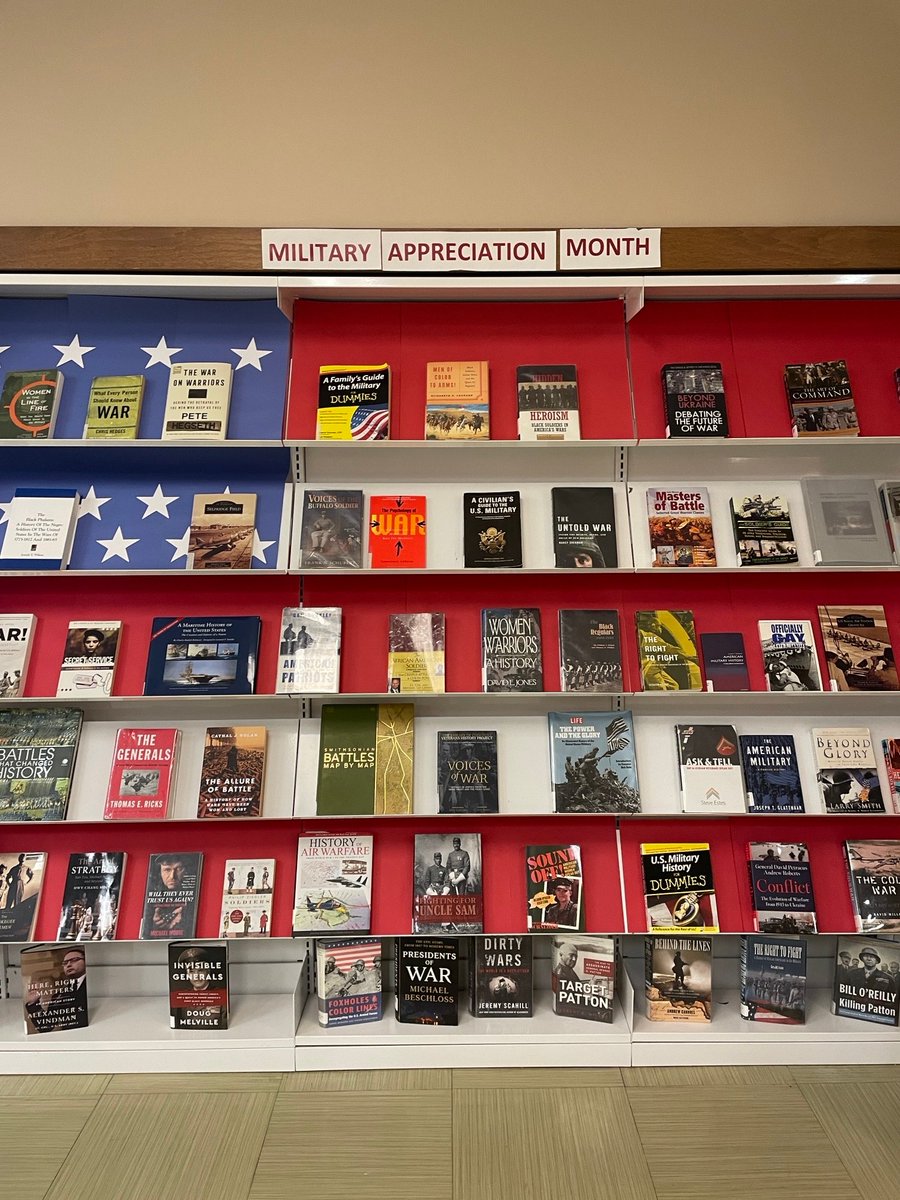 May is #MilitaryAppreciationMonth. Learn more and discover informative books at the #detroitpubliclibrary.