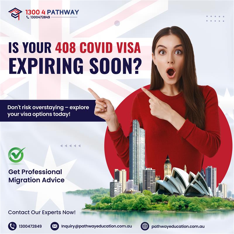 pathway_edu_au's tweet image. ⚠️Is your 408 COVID visa expiring soon?
👉Don’t risk overstaying - explore your options now!

#Visaexpire #Covidvisa #Subclass408 #VisaExperts #AustraliaVisa #408COVIDVisa #Studentvisa #TransferYourCourse #Migrationexpert #Visaservices #migrationserviceinmelbourne