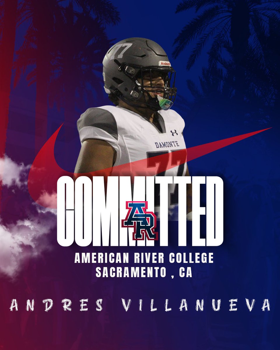 Andres (Dre) (@andres_v77_) on Twitter photo Iโm super excited to announce Iโve been blessed with the opportunity to continue playing football at American River!! #BeaverBall #BuiltBeaverTough๐ฆซ๐
<a href="/Coach_Ohout/">Coach O</a> <a href="/BallCoachWass/">Garrett Wasser</a> <a href="/Coach__Barnes/">Coach Barnes</a> Iโm super excited to announce Iโve been blessed with the opportunity to continue playing football at American River!! #BeaverBall #BuiltBeaverTough๐ฆซ๐
<a href="/Coach_Ohout/">Coach O</a> <a href="/BallCoachWass/">Garrett Wasser</a> <a href="/Coach__Barnes/">Coach Barnes</a>