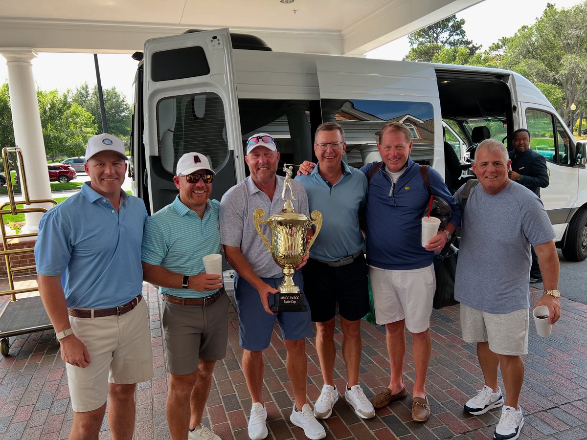 CoachHughFreeze's tweet image. Great time at 1st annual Ryder Cup between MMCC and BCC at Sage Valley. The Cup comes home to Auburn this year!! Great times!!