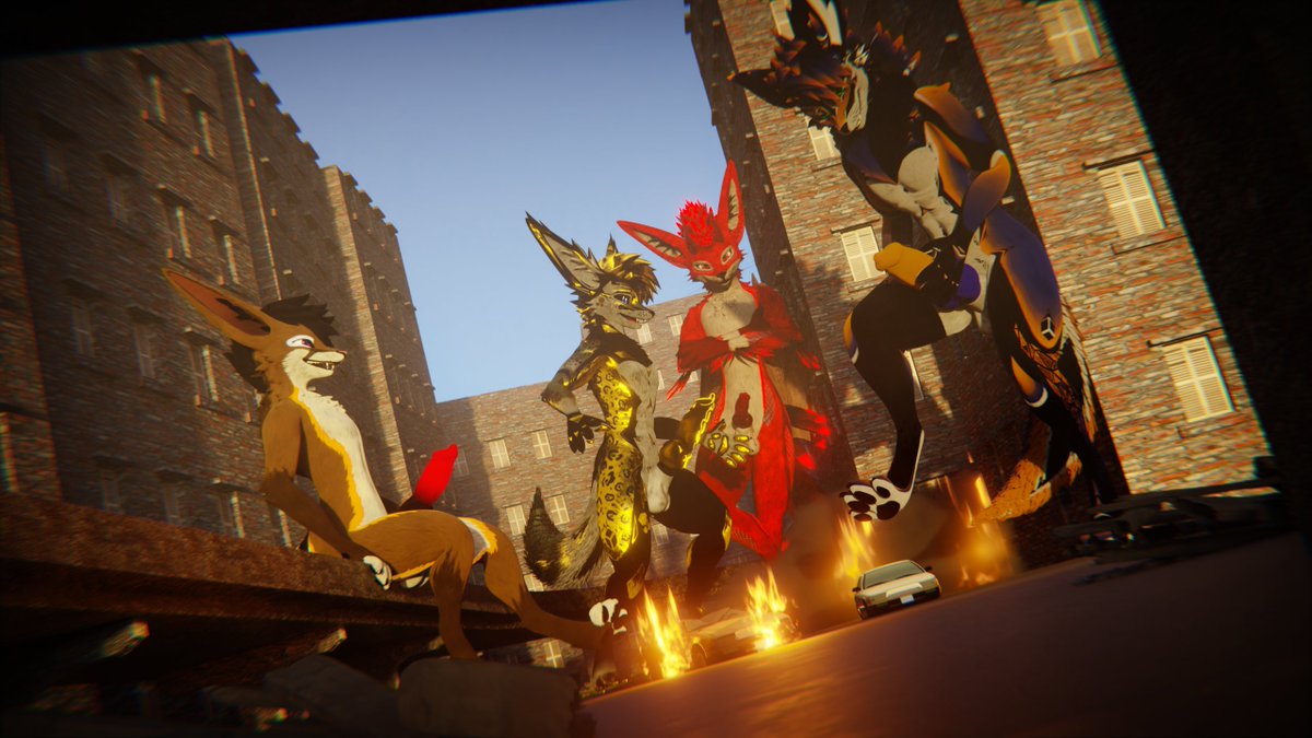 DDTGhost's tweet image. Have some fun in the city with tha Boys!~ Be prepared!~
Tha Boys: @Arkvin_ @gigi2k_ @LokiWuff
And awesome render by @ItsOrion03