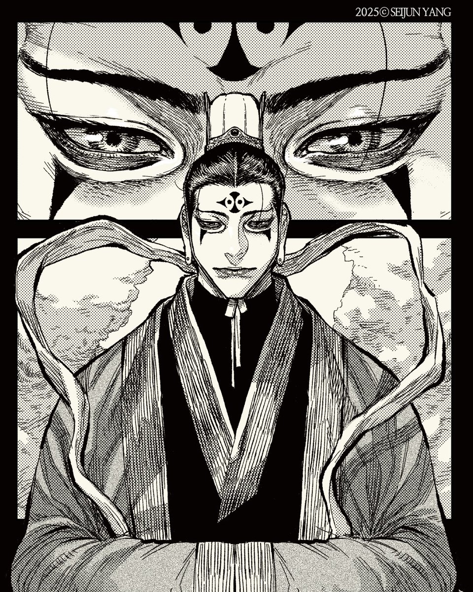 오랜만에 취미작.
별 생각없이 그렸는데 천상계의 고위직 변태 느낌.