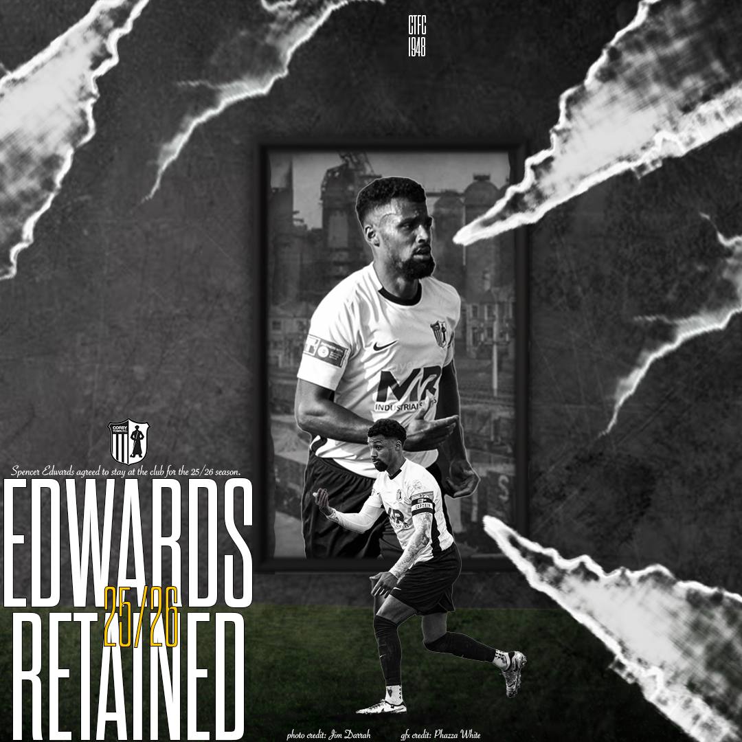 Spencer (<a href="/SMMJE29/">SpenEdwards</a>) signs on for 25/26

#WeAreCorby