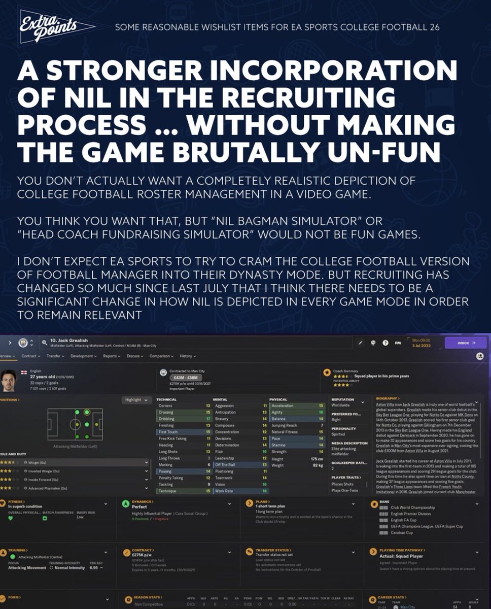 Matt Brown's EA CFB '26 Wishlist...