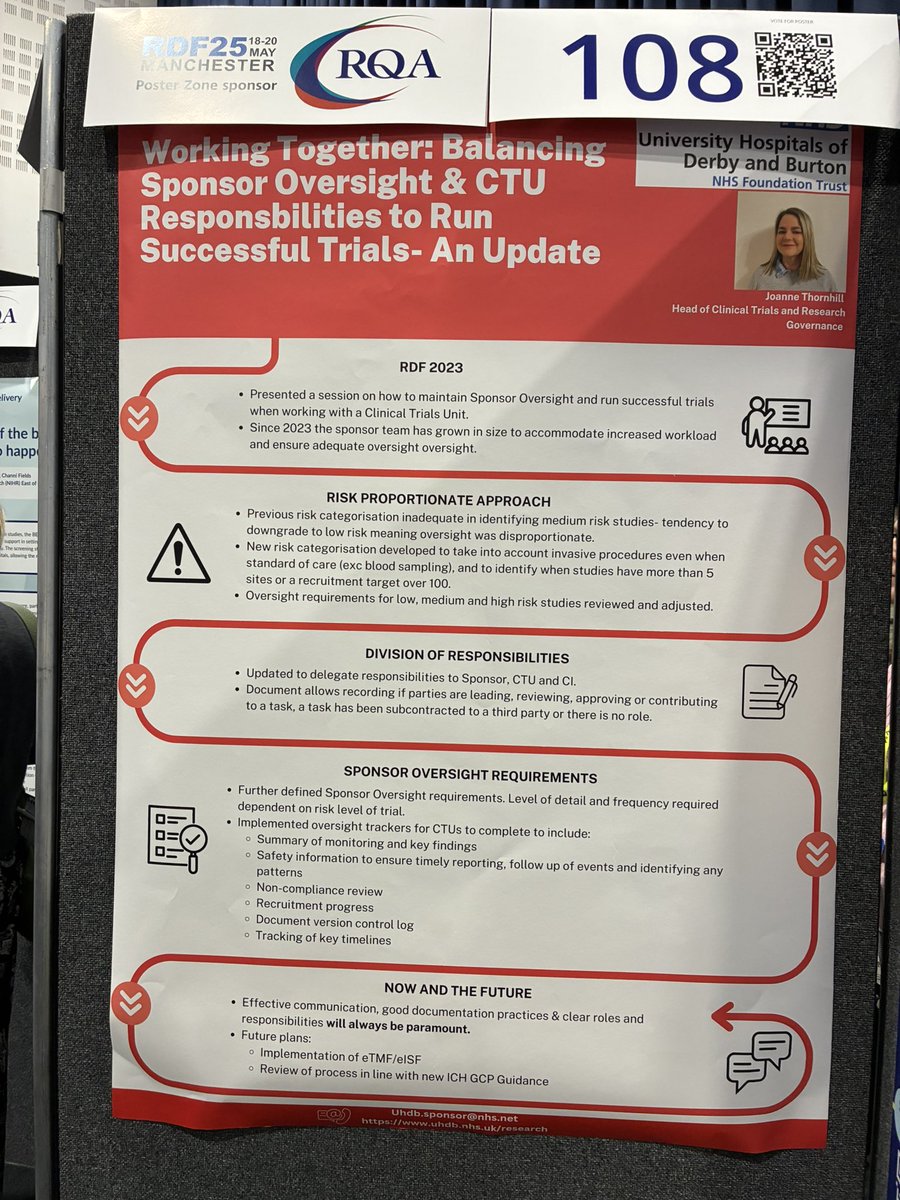 3 posters accepted this year for <a href="/UHDBTrust/">University Hospitals of Derby and Burton NHS FT</a> <a href="/DerbyRandD/">UHDB R&D</a> at #RDF25 🙌🏻