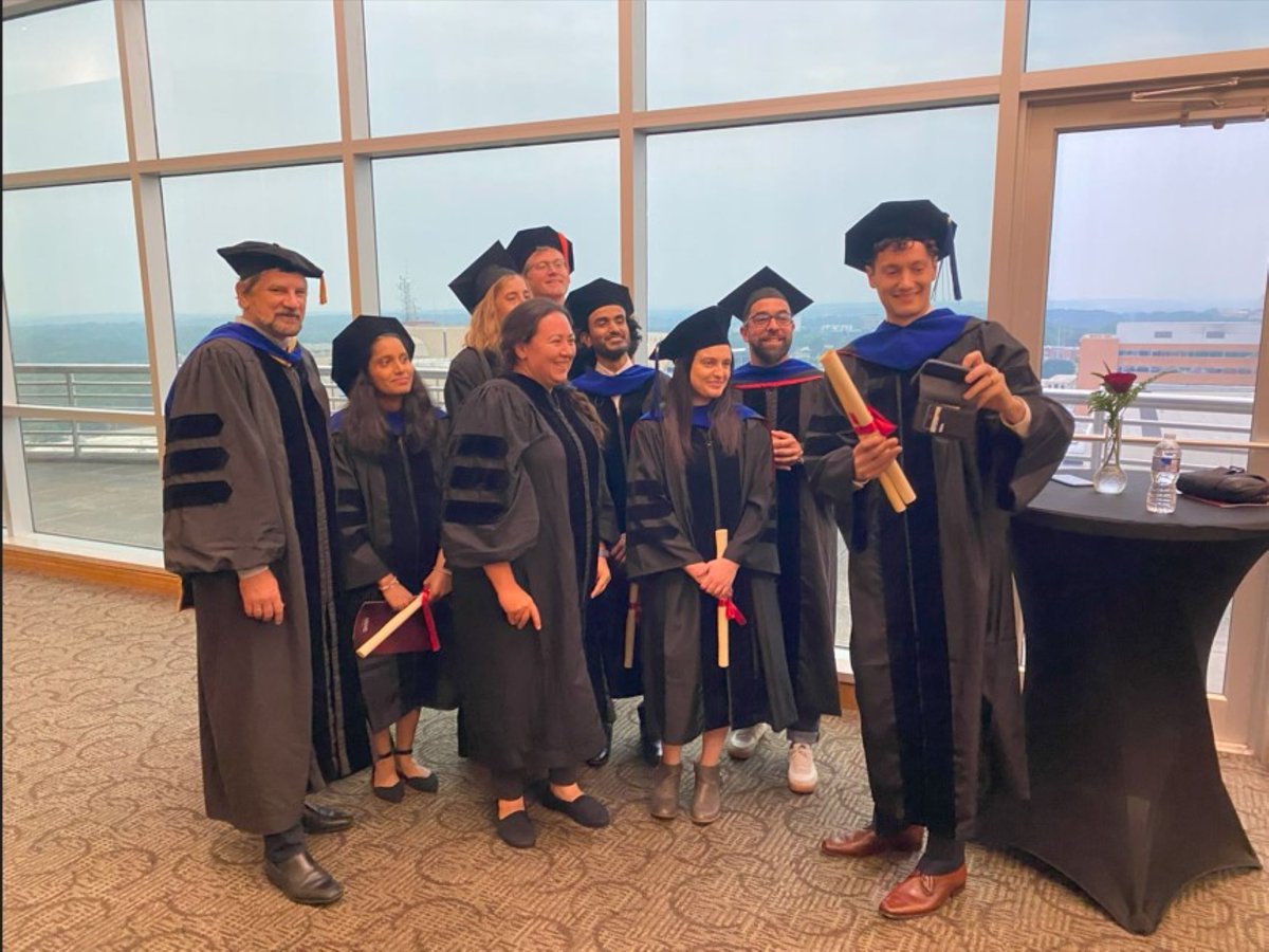 The Department of Physiology and Cell Biology would like to congratulate our PhD Graduates and their Mentors
Meghan Crimmins- Dr. Aline Andres
Luke Childress-Dr. Ryan Porter
Hayley Sabol-Dr. Jesus Delgado-Calle
Mohsin Ali-Dr. Maria Schuller
Amrita Khakurel-Dr. Vladimir Lupashin