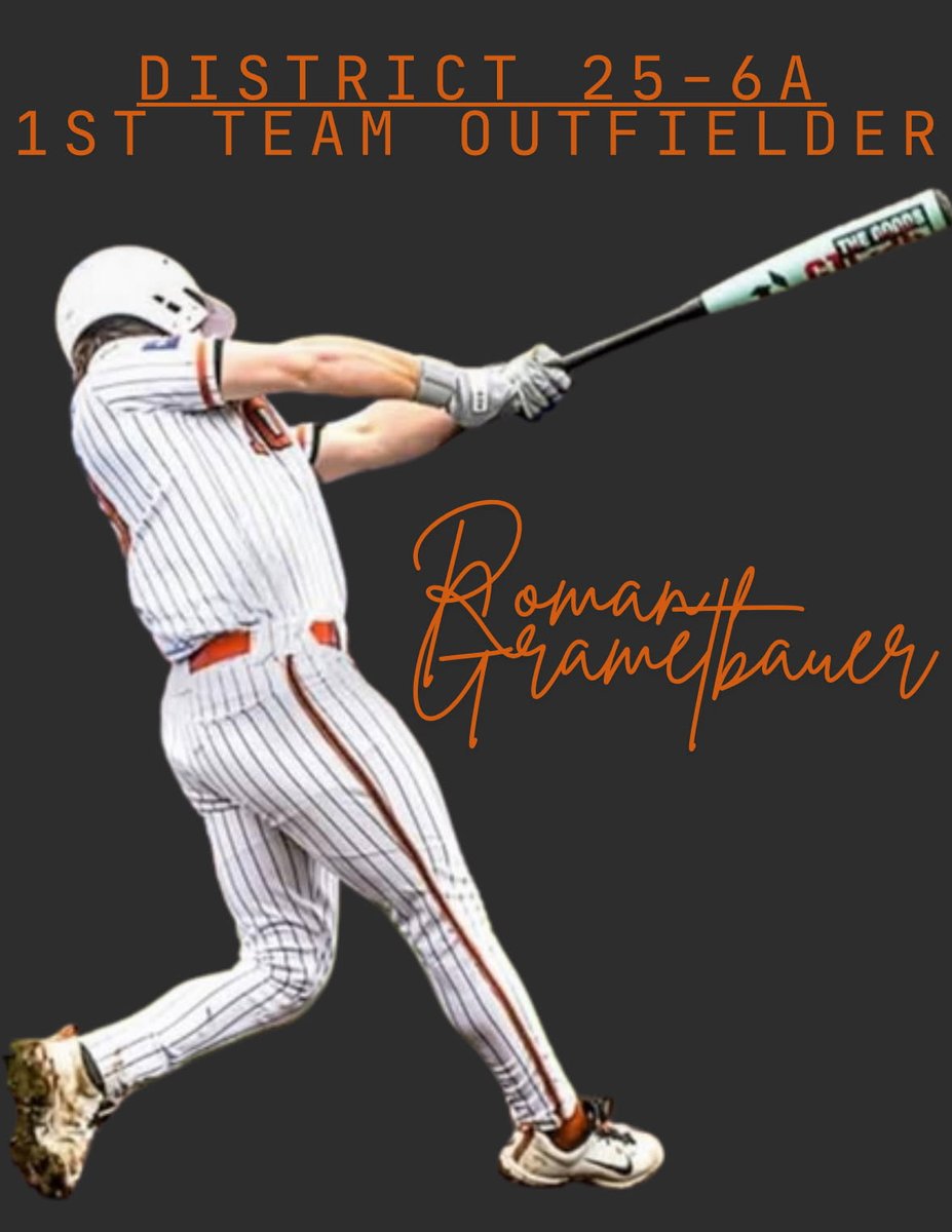 Roman Grametbauer (@itsroman23) on Twitter photo It's a great honor to be selected to 1st Team All-District in a district full of talent and representing <a href="/BaseballHutto/">Coach Stringer</a>. Congrats to everyone selected. It's a great honor to be selected to 1st Team All-District in a district full of talent and representing <a href="/BaseballHutto/">Coach Stringer</a>. Congrats to everyone selected.