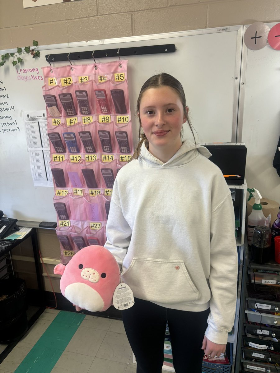 MathWithMsBretz's tweet image. Big congratulations to Briella &amp;amp; Preston for winning the MAP growth award of the year!!!!! They both tied and grew a whopping 27 points on their MAP test this year! So proud of this achievement. They received the “map manatee” and “map mushroom” as prizes 😊