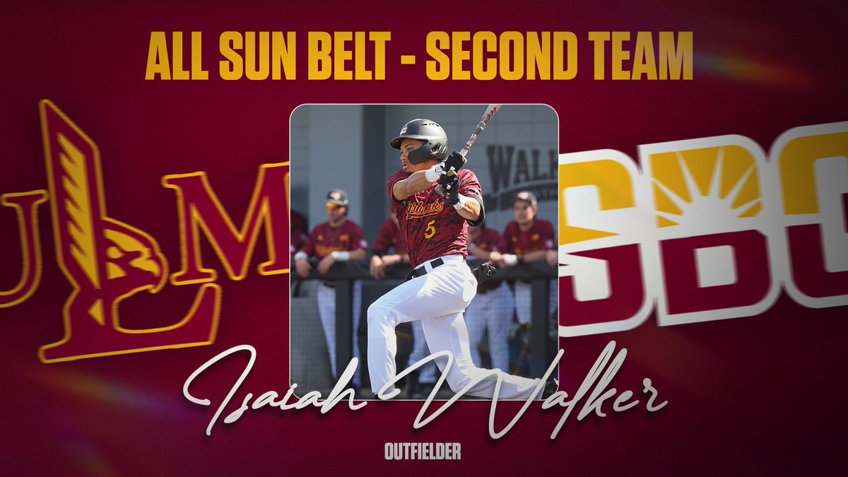 ULM Baseball (@ulm_bsb) on Twitter photo π¦πππ’π‘π π§πππ πππ-π¦π¨π‘ ππππ§ ππ’π₯ πππ¬ π
The Sun Belt's stolen bases king has earned all-conference honors <a href="/isaiahwalker_15/">Isaiah Walker</a> π
βΎοΈπ°: bit.ly/43L1159 π¦πππ’π‘π π§πππ πππ-π¦π¨π‘ ππππ§ ππ’π₯ πππ¬ π
The Sun Belt's stolen bases king has earned all-conference honors <a href="/isaiahwalker_15/">Isaiah Walker</a> π
βΎοΈπ°: bit.ly/43L1159