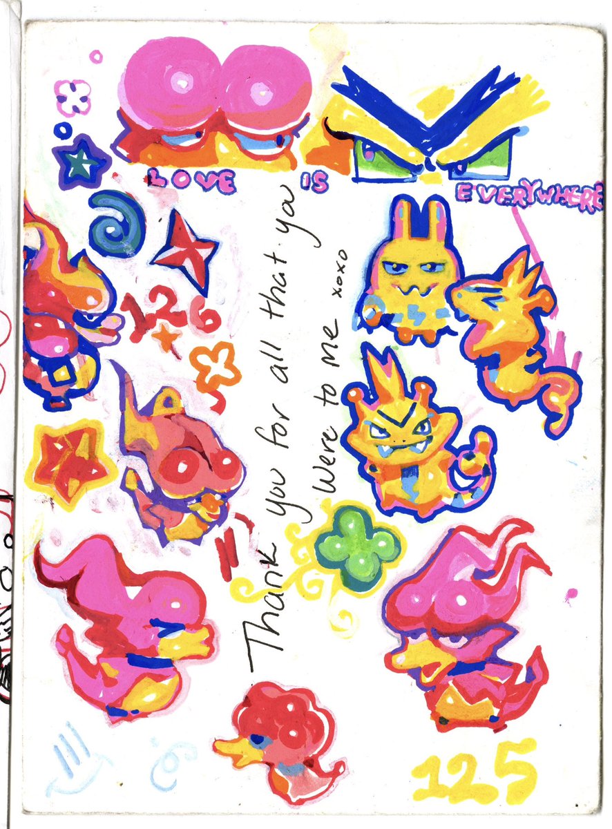misc pokemon sketchbook scans 