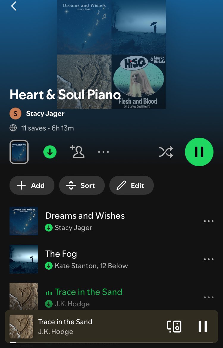 Here is another great playlist featuring piano. This is instrumental and vocal songs from some of the best Indie artists! Give this playlist a listen: Heart &amp; Soul Piano  open.spotify.com/playlist/2mw5p…