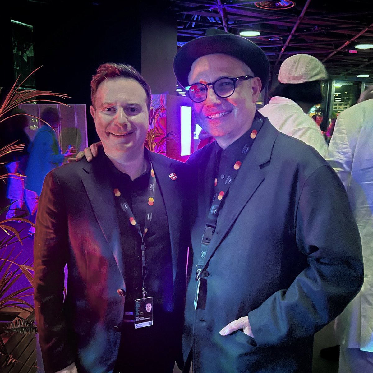 Wonderful to catch up with my old tutor from the New York Film Academy Oscar-Nominated writer/director Pablo Berger at Fantastic Night Party! Pablo was also honoured to be named the “Godfather” of Fantastic 7 Cannes 2025 🙌 🎬

#cannesfilmfestival #fantastic7 #pabloberger #genre