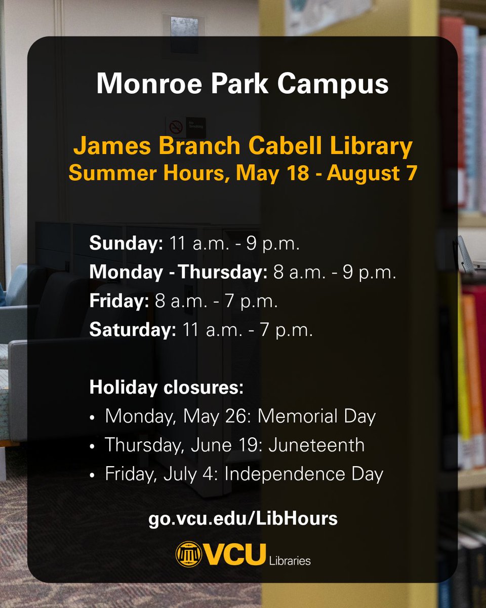 VCU Cabell Library tweet media