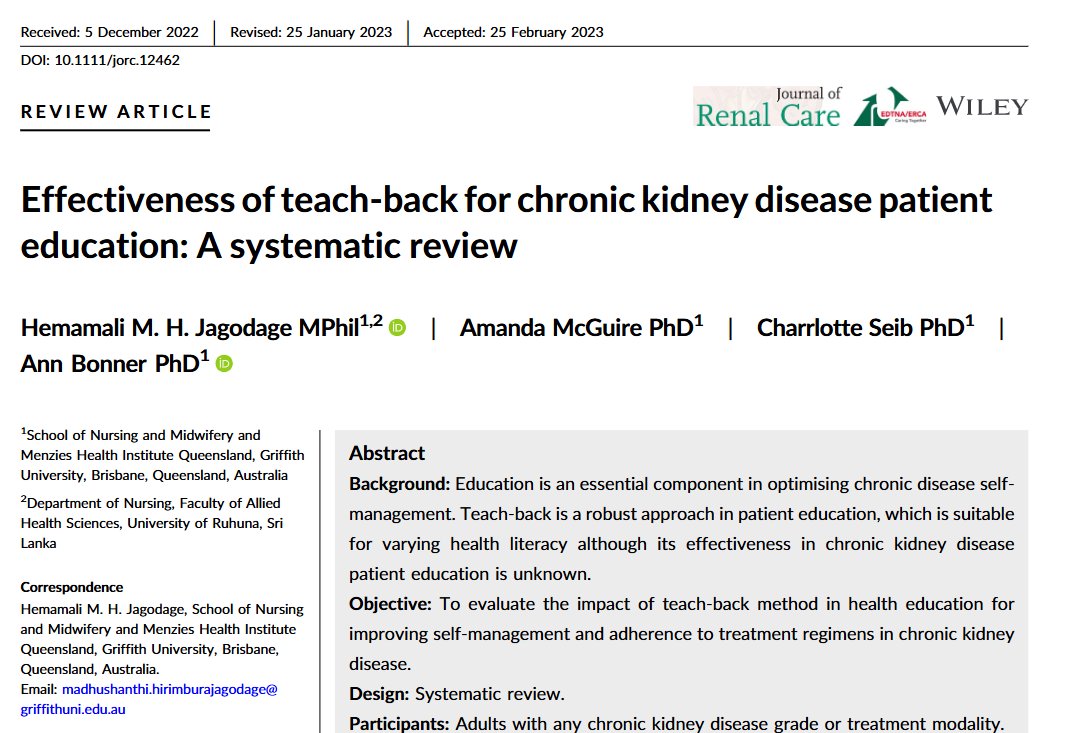 Griffith University Nursing & Midwifery (@griffithnursing) on Twitter photo 🎉 Congratulations to Dr Madhushanthi Jagodage (PhD graduate), <a href="/AnnBonnerProf/">Ann Bonner</a> , Drs #CharlotteSeib & #AmandaMcGuire for their top viewed publication in <a href="/WileyGlobal/">Wiley</a>
A fantastic recognition of impactful research from our School <a href="/Griffith_Uni/">Griffith University</a> 🎉 Congratulations to Dr Madhushanthi Jagodage (PhD graduate), <a href="/AnnBonnerProf/">Ann Bonner</a> , Drs #CharlotteSeib & #AmandaMcGuire for their top viewed publication in <a href="/WileyGlobal/">Wiley</a>
A fantastic recognition of impactful research from our School <a href="/Griffith_Uni/">Griffith University</a>