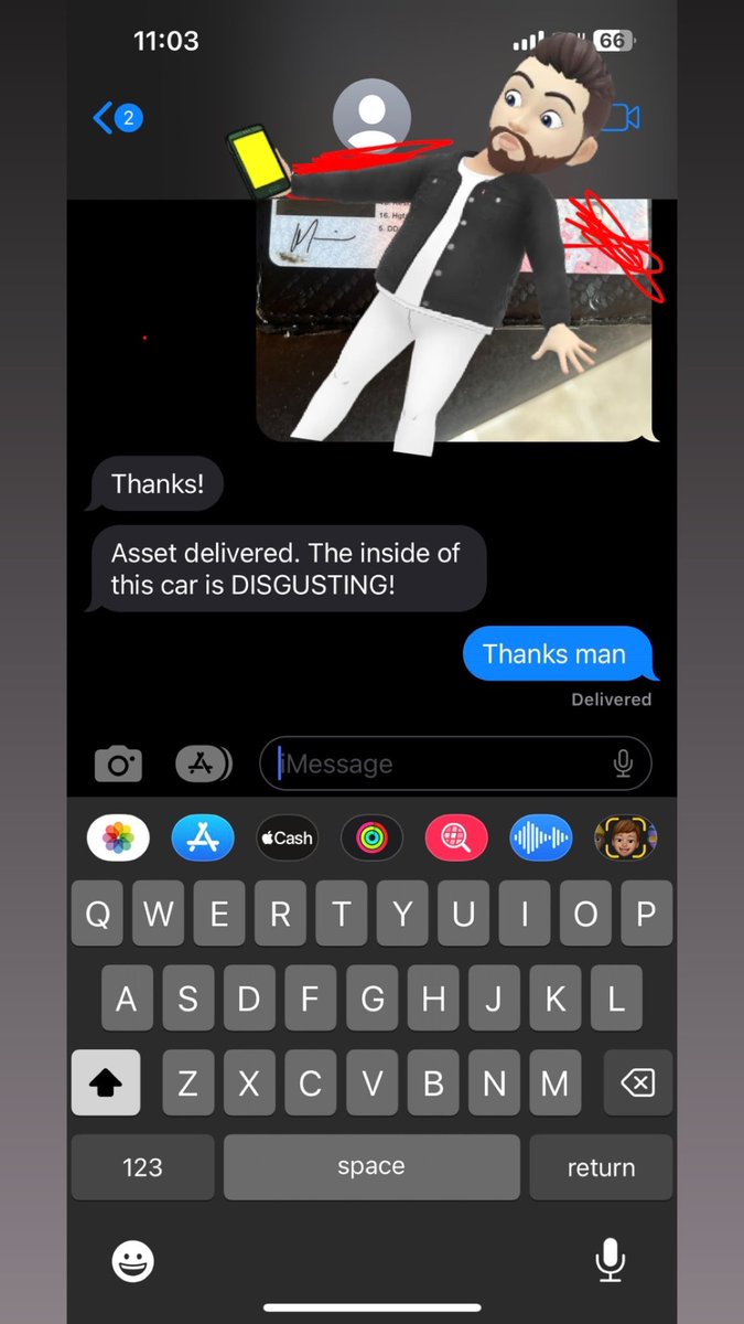 JayDoubles's tweet photo. Got my car picked up by @NPLexusSA for  an oil change. 20 seconds later I received this text, (obviously meant for someone else.) Sorry I didn’t have a chance to get my car detailed bro. https://t.co/It5ysuMy0n