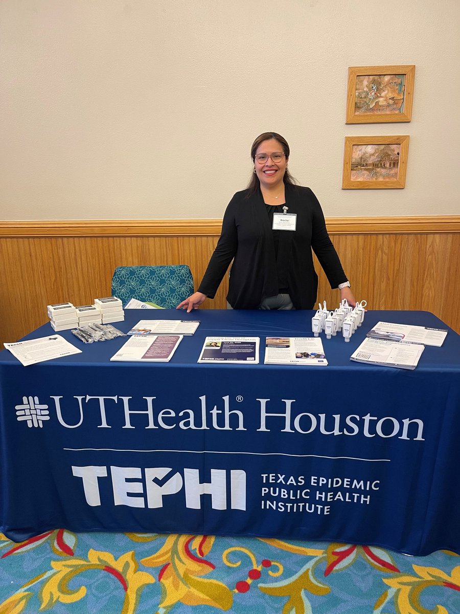 Hello from the Texas Public Health Association 101st Annual Education Conference! Attendees stopped by our booth to learn how TEPHI strengthens Texas’ public health and heard TexWEB’s Jennifer Deegan present on community-level wastewater monitoring.