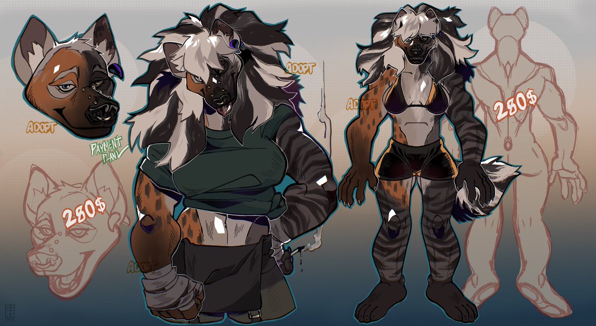 CHIMERA HYENA ADOPT (OPEN) 
(Infos bellow)