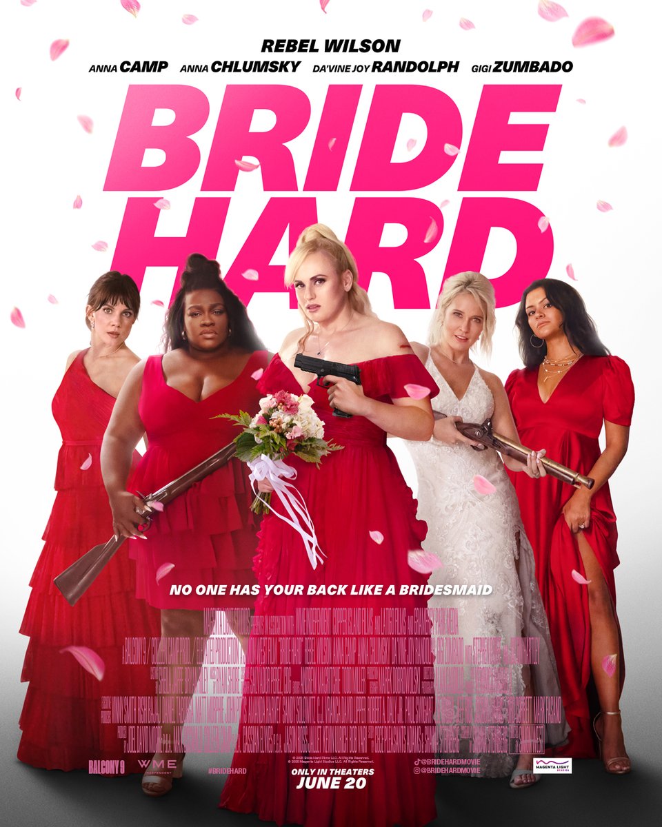 New Poster | #BrideHard is only in theaters June 20. 🎬 movief.one/bride-hard