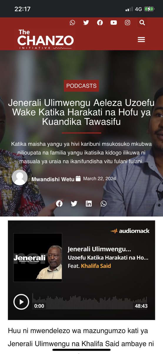 Dr. Mianguko (PhD Causa) (@mpoyoki) on Twitter photo Happy Birthday to you <a href="/raiyajenerali/">Jenerali Ulimwengu</a> <a href="/KwayuJesse/">Jesse Kwayu</a> Mtanzania could have prevented ALL THIS by just writing a few lines about MAONO. Happy Birthday to you <a href="/raiyajenerali/">Jenerali Ulimwengu</a> <a href="/KwayuJesse/">Jesse Kwayu</a> Mtanzania could have prevented ALL THIS by just writing a few lines about MAONO.