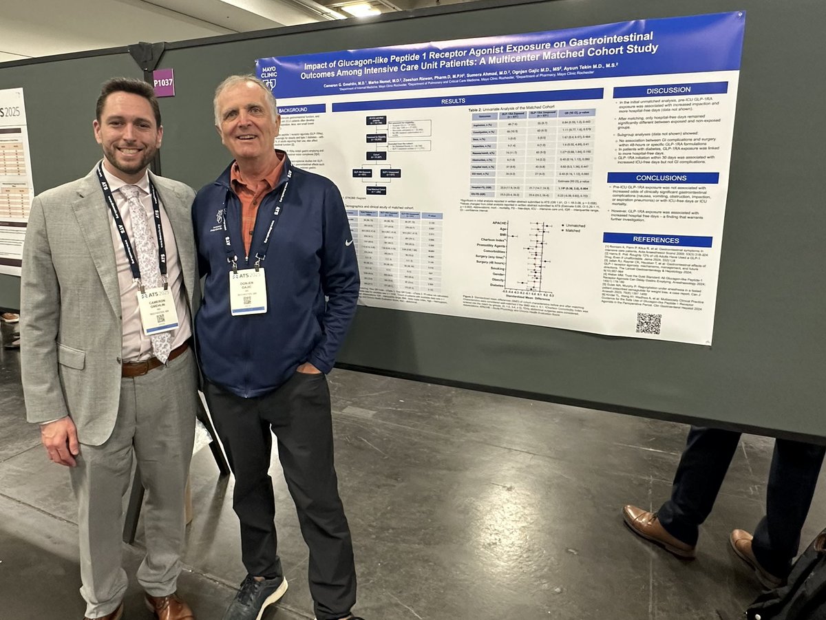 MayoPCCM (@mayopccm) on Twitter photo We are so proud of our <a href="/MayoPCCM/">MayoPCCM</a> fellows and <a href="/MayoMN_IMRES/">Mayo Clinic Internal Medicine Residency Rochester</a> residents who presented their research and cases at #ATS2025
#meded #ccm #pccm
<a href="/atsearlycareer/">ATS Early Career</a> <a href="/atscommunity/">American Thoracic Society (ATS)</a> <a href="/MayoMedEd/">Mayo Clinic Med Ed</a> <a href="/ogi_gajic/">Ognjen Gajic</a> We are so proud of our <a href="/MayoPCCM/">MayoPCCM</a> fellows and <a href="/MayoMN_IMRES/">Mayo Clinic Internal Medicine Residency Rochester</a> residents who presented their research and cases at #ATS2025
#meded #ccm #pccm
<a href="/atsearlycareer/">ATS Early Career</a> <a href="/atscommunity/">American Thoracic Society (ATS)</a> <a href="/MayoMedEd/">Mayo Clinic Med Ed</a> <a href="/ogi_gajic/">Ognjen Gajic</a>