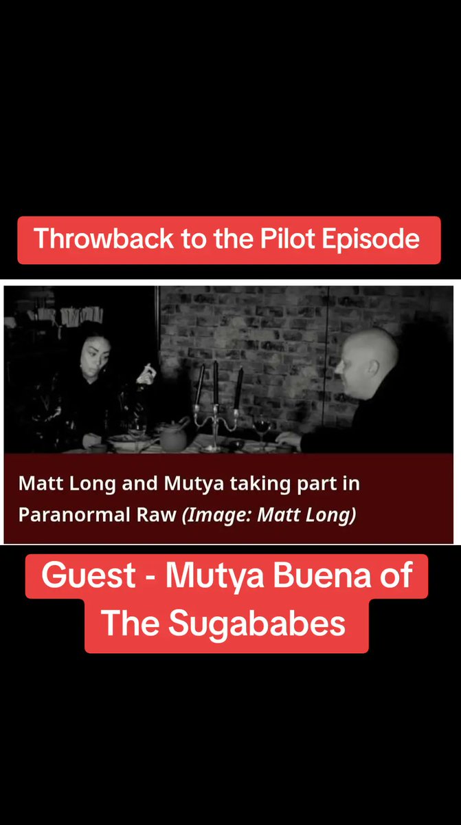 Paranormal Raw (@paranormalrawuk) on Twitter photo Throwback to the very first Pilot episode of Paranormal Raw where Presenter and creator of Paranormal Raw, <a href="/MattLong1980/">Matt Long - Actor/Producer</a> was joined by Mutya Buena of British girl band 'The Sugababes' as a special guest Investigator.
Article here: eveningnews24.co.uk/news/23480392.… Throwback to the very first Pilot episode of Paranormal Raw where Presenter and creator of Paranormal Raw, <a href="/MattLong1980/">Matt Long - Actor/Producer</a> was joined by Mutya Buena of British girl band 'The Sugababes' as a special guest Investigator.
Article here: eveningnews24.co.uk/news/23480392.…