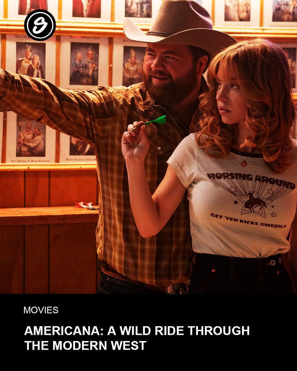 Sydney Sweeney and Paul Walter Hauser are on the run—caught in the crossfire of greed, justice, and redemption in Americana. 🔫⚡🖤  Drama. Betrayal. Black market chaos. Watch #trailer for first-look, as well as see A-list co stars. #AmericanaMovie #Western #SydneySweeney #movies