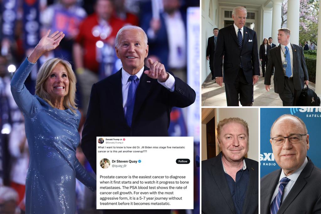 Doctors say it's 'unconceivable' Biden prostate cancer went undetected by his White House medical team,  so much for truth,  this is all about his multiple diagnoses 'cover-ups'.