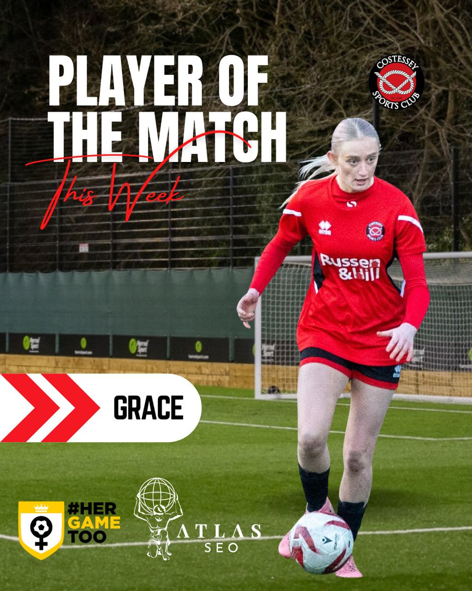 Congratulations to Grace for receiving this week's POM award in our final fixture of the 24/25 season vs UEA WFC.

Grace had her best game of the season for #thenorfolkreds, defending very well! 👏 🔴 ⚫ 

<a href="/AtlasSEO_/">Atlas SEO 🌎⚡️</a> 
@hergametoo
#norfolkfootball
#hergametoo