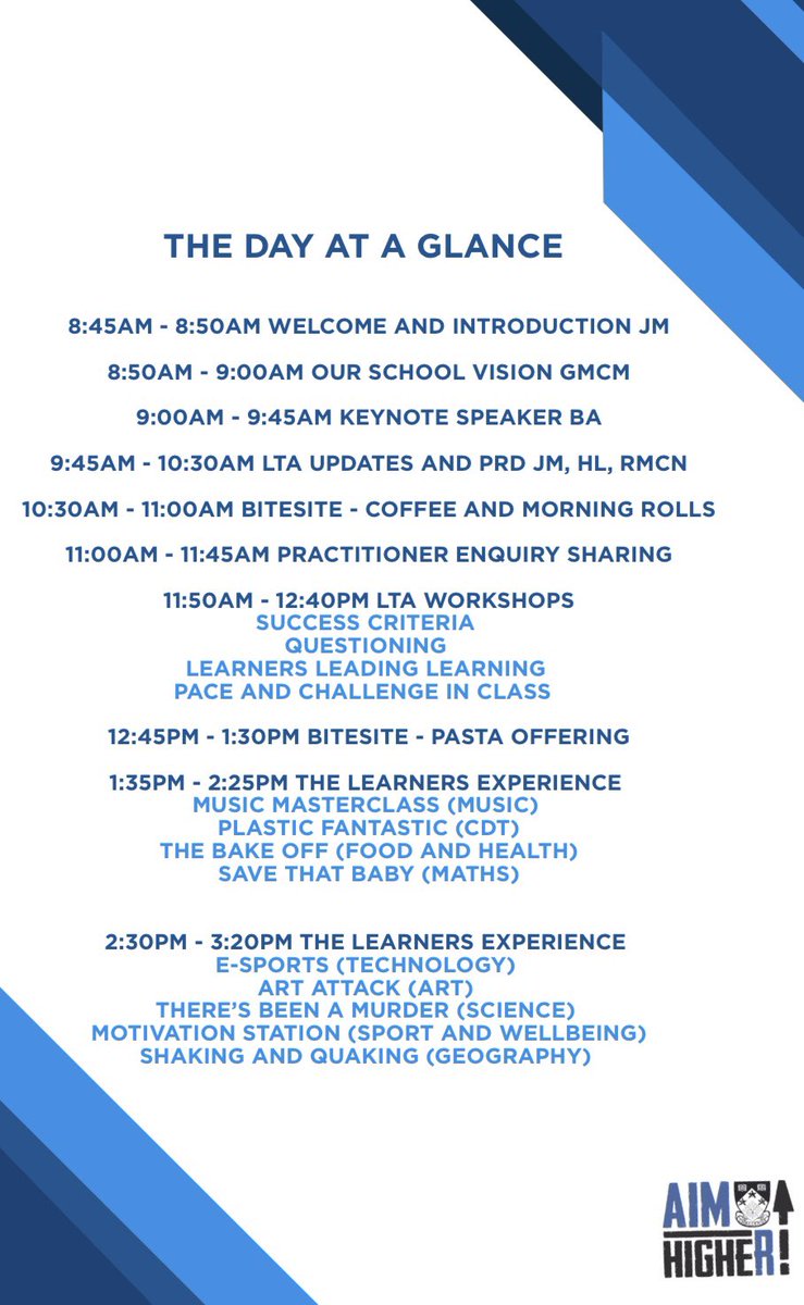 A superb day <a href="/newbattlehigh/">Newbattle High School Digital Centre of Excellence</a> Our 2025 Learning Festival.
An inspirational keynote from <a href="/BruceAitchison/">Bruce Aitchison</a>, followed by LTA design consultations. Then an afternoon of sharing best classroom practice. 1/4 of our teaching staff leading workshop inputs. So proud.
