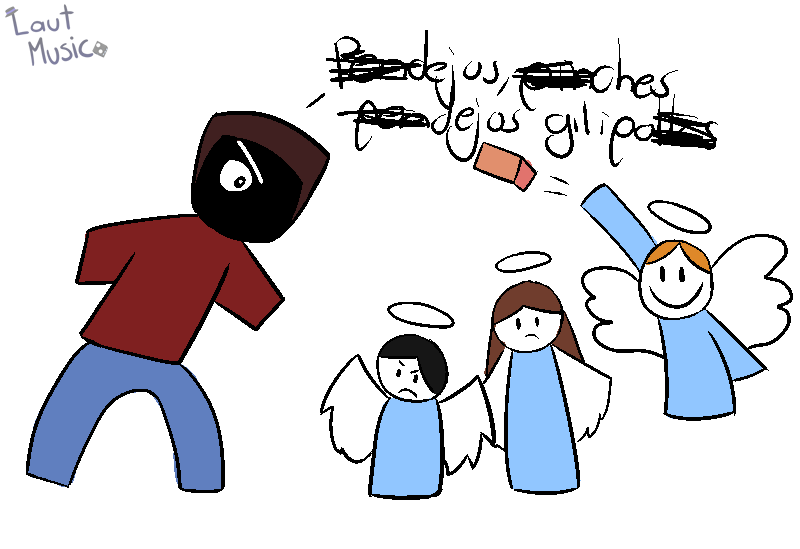 LautTonlist's tweet photo. Día 46: Contenido del Intermedio (En desorden).
Definitivamente parece Lenon insultando con loquendo.
#BaldisBasics #bbieal https://t.co/Erjl0EWKhl