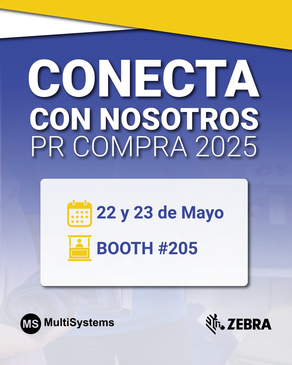 MultiSystemsInc's tweet photo. Este 22 y 23 de mayo, acompáñanos en uno de los eventos más importantes del sector gubernamental. Estaremos presentando soluciones tecnológicas para identificación, trazabilidad y control de activos, pensadas para modernizar procesos en instituciones públicas. https://t.co/VxVqXkbCGf