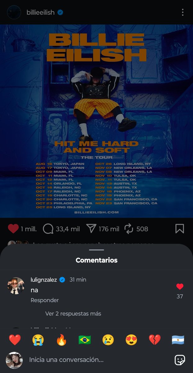 hasta luli está decepcionada