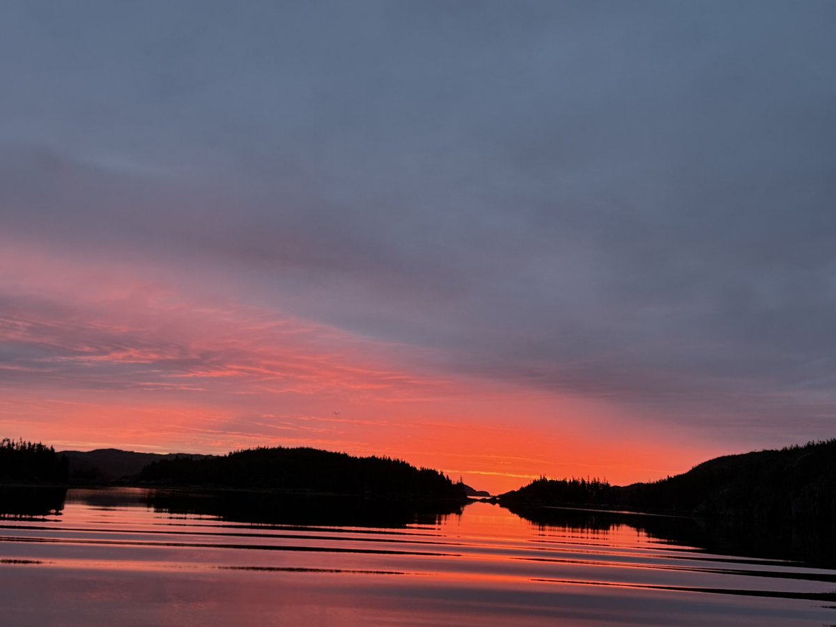 I wish I had taken this one before making waves with the boat. It was a gorgeous morning lobster fishing.