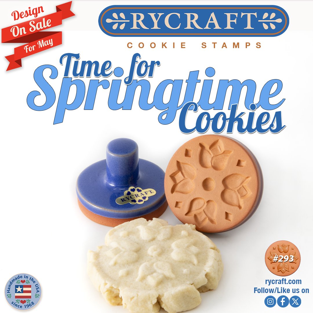 rycraftstamps's tweet image. You can bake beautiful cookies like these for your next party or give them as a gift to family and friends.

—&amp;gt;Recipe for Foolproof Shortbread Cookies&amp;lt;-
rycraft.com/how-to-use/rec…

#cookiestamp #cookiepress #shortbreadcookies #handmadecookies #fondantmold #madeinusa #sale #spring