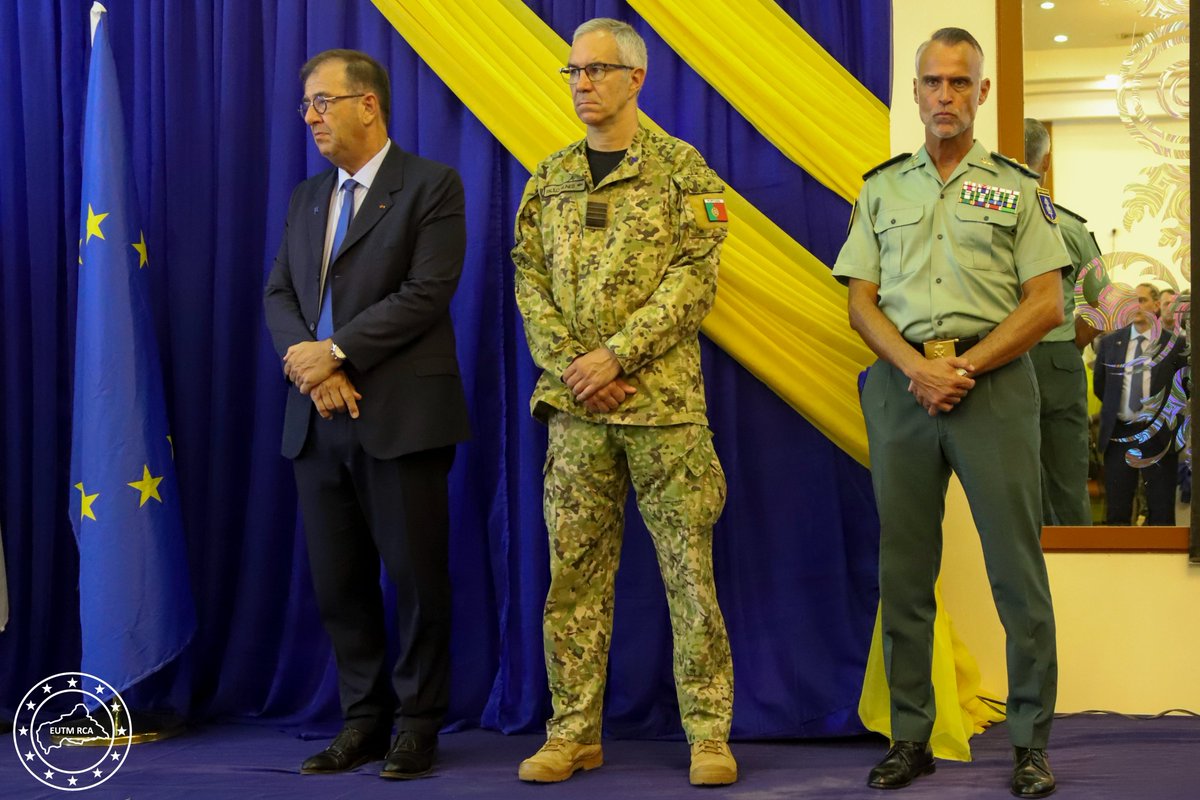 🇨🇫 🇪🇺 On 17 May, the Delegation of the European Union to the Central African Republic organized a special event in Bangui to celebrate Europe Day, marking the 75th anniversary of the founding of the European Union.