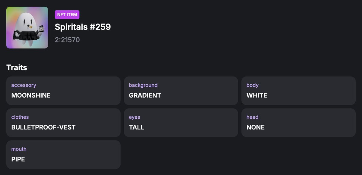 Spiritals (@spiritals_btc) on Twitter photo Big thanks to <a href="/t4t5/">Tristan - T4T5</a> from <a href="/ordiscan_com/">Ordiscan</a> for enabling Spiritals traits on their website!
Check it out 👇
ordiscan.com/alkane/Spirita… Big thanks to <a href="/t4t5/">Tristan - T4T5</a> from <a href="/ordiscan_com/">Ordiscan</a> for enabling Spiritals traits on their website!
Check it out 👇
ordiscan.com/alkane/Spirita…