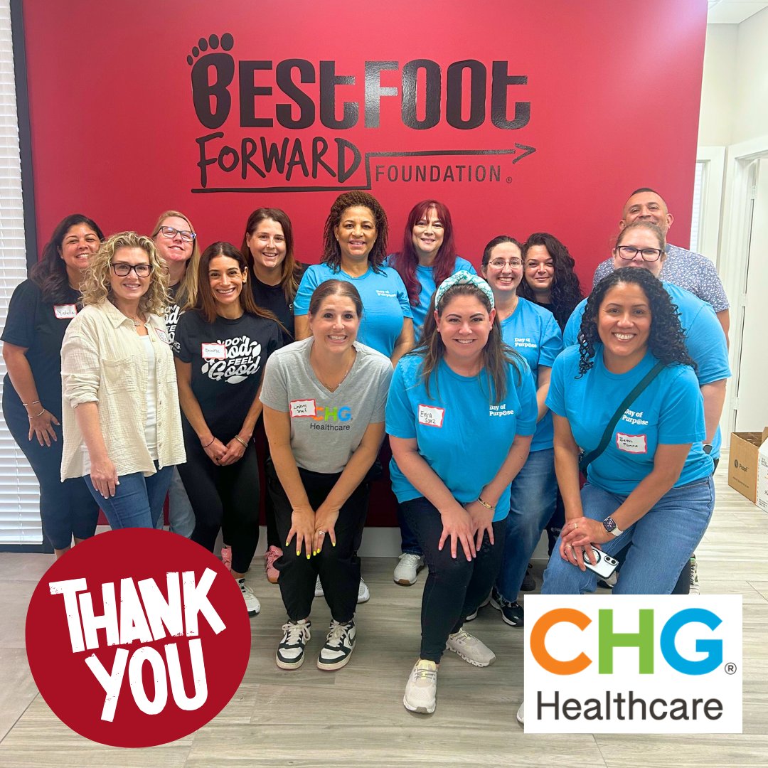 A big thank you to the CHG Healthcare volunteers for spending the day with us! Your support means so much as we get ready for our graduation party. We truly appreciate your help in preparing for this special celebration! 🎓