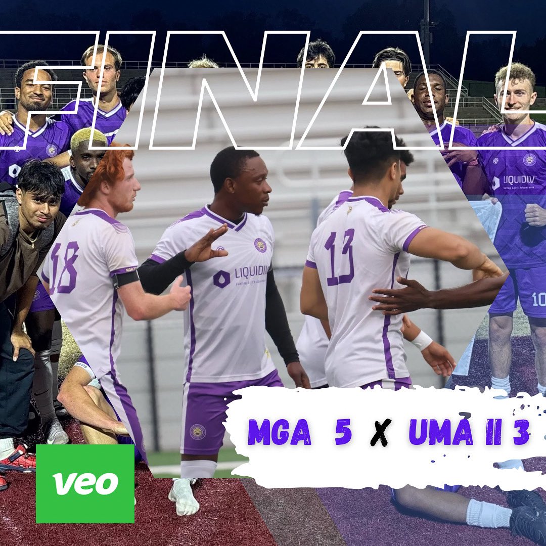 Yesterday’s road trip back to Alabama saw Middle Georgia United take on UMA II in Match Week 8. Rain and bad weather didn’t stop the teams for to contributing 8 goals for the evening as MGA took home ➕3️⃣ Points continuing their run of form. 

#unitedwestand