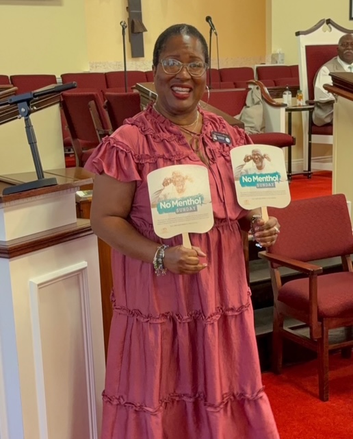 CancerLouisiana's tweet image. Our colleagues @suagcenter Communities of Color Network are regularly sharing cancer prevention information and resources. Thank you, Network Coordinator Johnetta Rhone, for your work yesterday at the Republican Baptist Church in Shreveport!